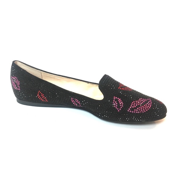 INC International Concepts Shoes Nwt Inc Lips Rhinestone Flats